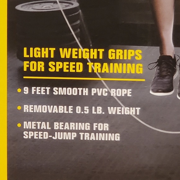 TKO WEIGHTED GRIP JUMP ROPE - Picture 2 of 4